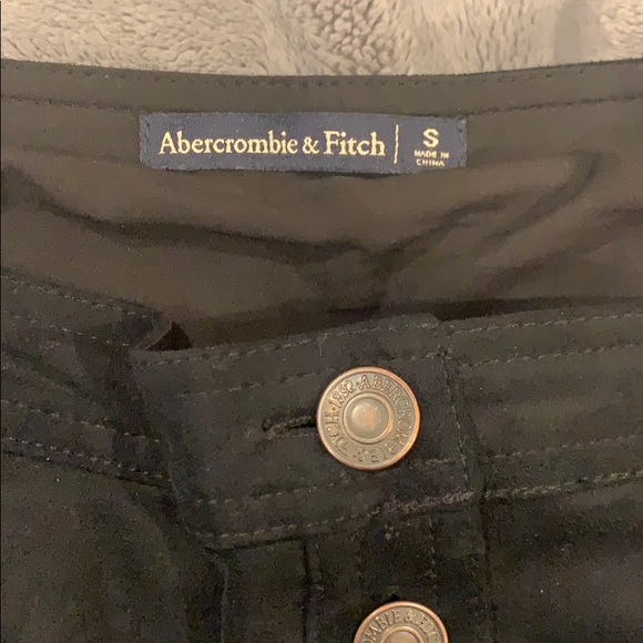 A&F Black Faux Suede Skirt - Picture 6 of 7